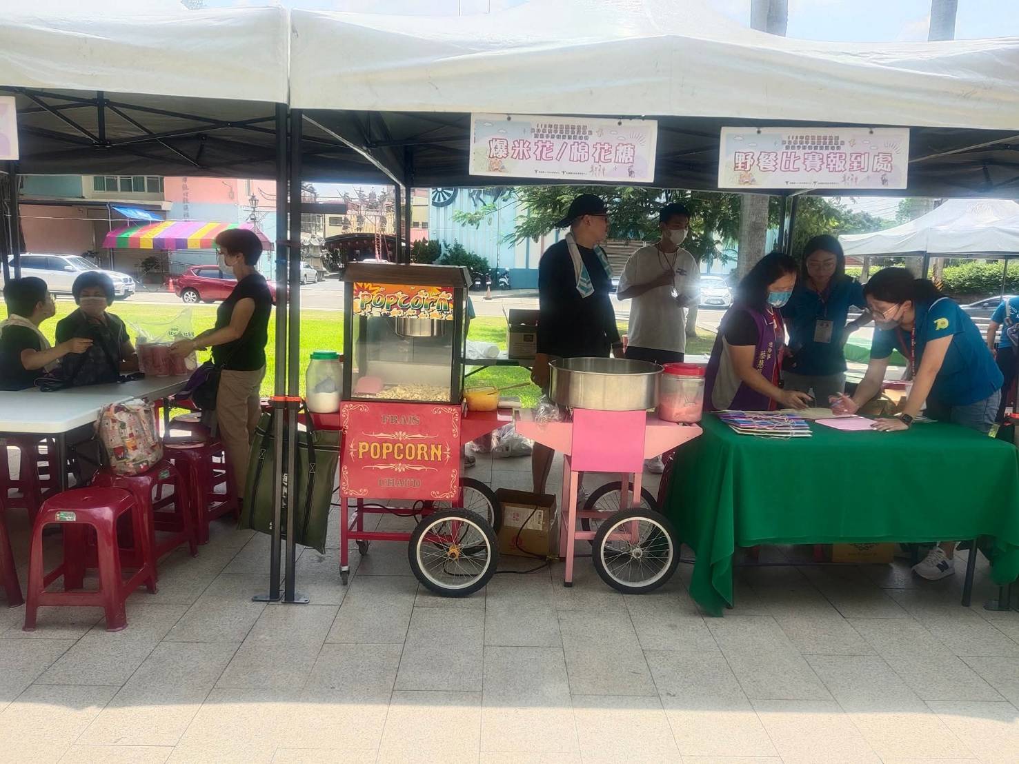 活動機台出租 佈置示例 園遊會與家庭日適用