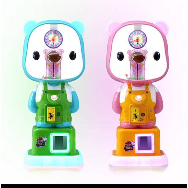 萌萌熊扭蛋機出租 輪盤式隨機獲得扭蛋數量 親子互動